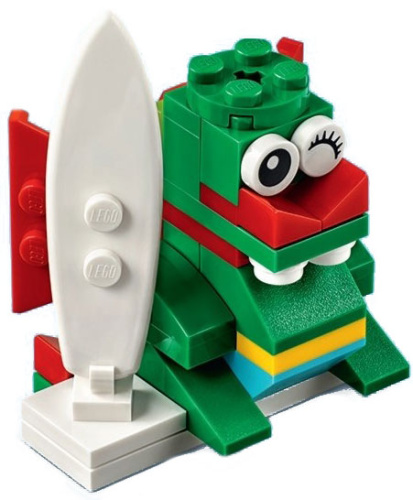 LEGO 40281 Monthly Mini Model 2018 June Surfer Dragon Polybag
