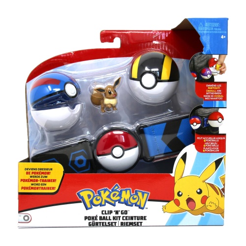 Pokèmon Clip N Go Set Wave 3 Pokémon-Trainer Gürtelset Evoli