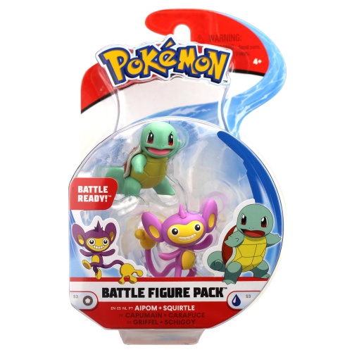 Pokemon Battle Figure Pack Griffel & Schiggy Wave 3