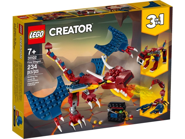 LEGO® 31102 Creator 3-in-1 Feuerdrache