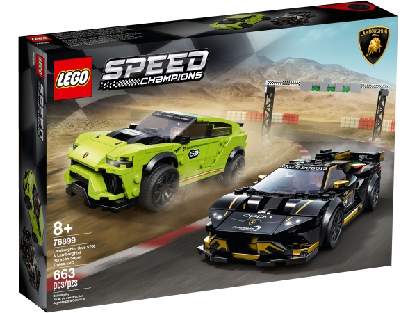 LEGO&reg; 76899 Speed Champions Lamborghini Urus ST-X und Lamborghini Hurac&aacute;n Super Trofeo EVO