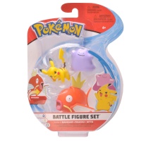 Pokemon Battle Figure Set Karpador, Pikachu, Ditto Wave 5