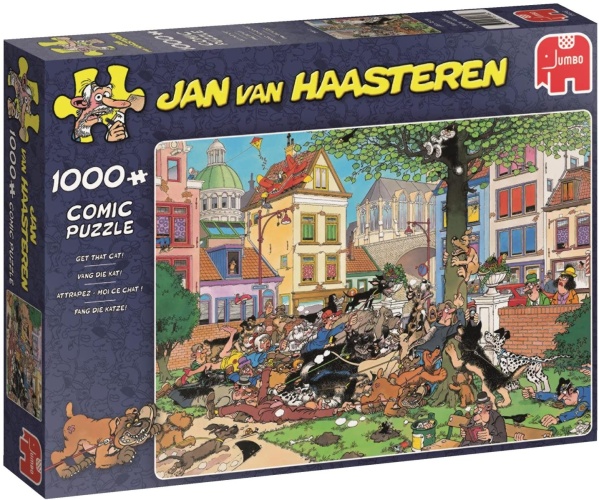 Jumbo 19056 Jan van Haasteren - Fang die Katze! 1000 Teile Puzzle