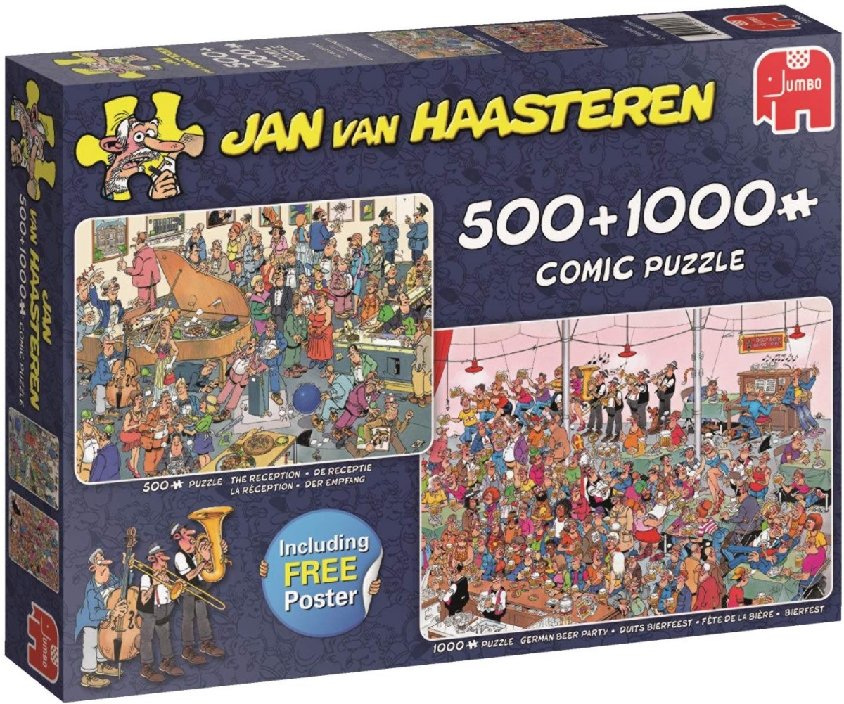 New Year Celebration Jumbo 20034 Jan van Haasteren 500 Teile  Prosit Neujahr