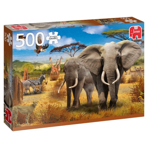 Jumbo 18802 Afrikanische Savanne 500 Teile Puzzle