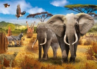 Jumbo 18802 Afrikanische Savanne 500 Teile Puzzle