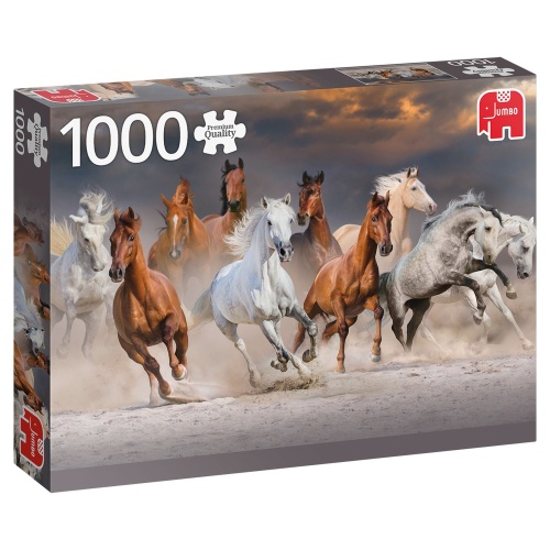 Jumbo 18864 Pferde in der Wüste 1000 Teile Puzzle