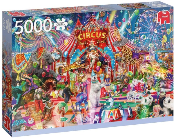 Jumbo 18871 Eine Nacht im Zirkus 5000 Teile Puzzle