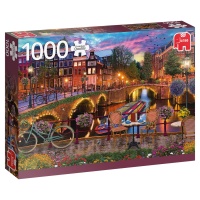 Jumbo 18860 Die Grachten von Amsterdam 1000 Teile Puzzle