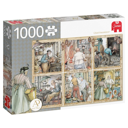 Jumbo 18817 Anton Pieck Handwerker 1000 Teile Puzzle