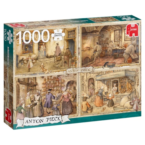 Jumbo 18818 Anton Pieck B&auml;cker aus dem 19. Jahrhundert 1000 Teile Puzzle