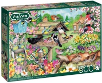 Jumbo 11280 Falcon - Spring Garden Birds 500 Teile Puzzle