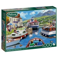 Jumbo 11241 Falcon - A Day on the River 1000 Teile Puzzle