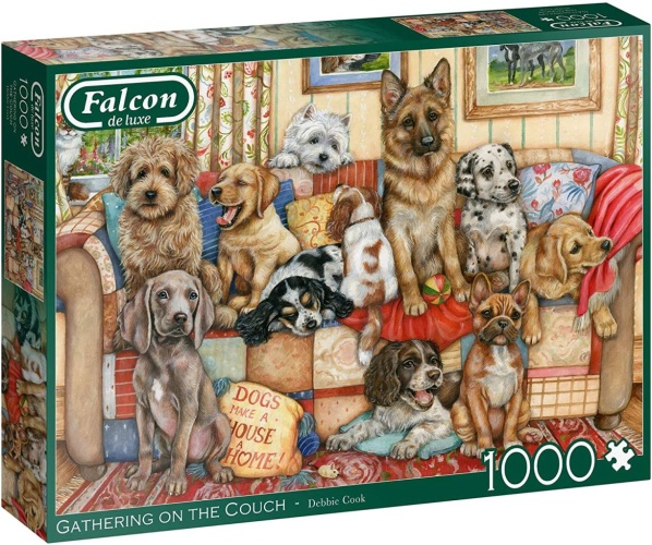 Jumbo 11293 Falcon - Gathering on the Couch 1000 Teile Puzzle