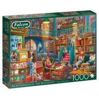Jumbo 11267 Falcon - An Afternoon in the Bookshop 1000 Teile Puzzle