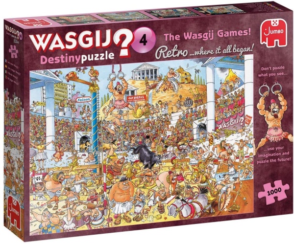 Jumbo 19178 Wasgij Retro Destiny 4 - Die Wasgij-Spiele 1000 Teile Puzzle
