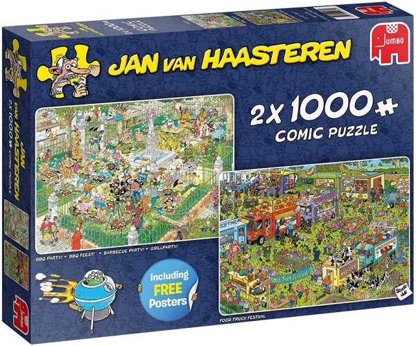 Jumbo 19099 Jan van Haasteren - Food Festival 2x 1000 Teile Puzzle
