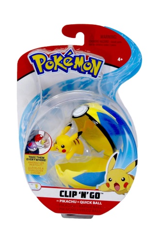 Pokemon Clip N Go Set Pikachu & Flottball