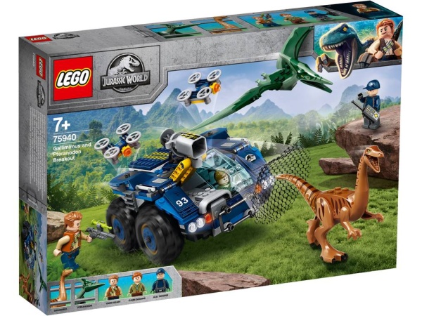 LEGO® 75940 Jurassic World Ausbruch von Gallimimus und Pteranodon