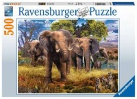 Ravensburger 15040 Elefantenfamilie 500 Teile Puzzle