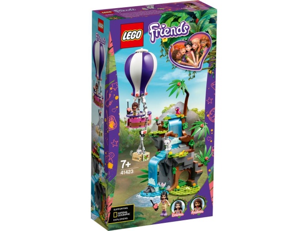 LEGO 41423 Friends Tiger-Rettung mit Heißluftballon