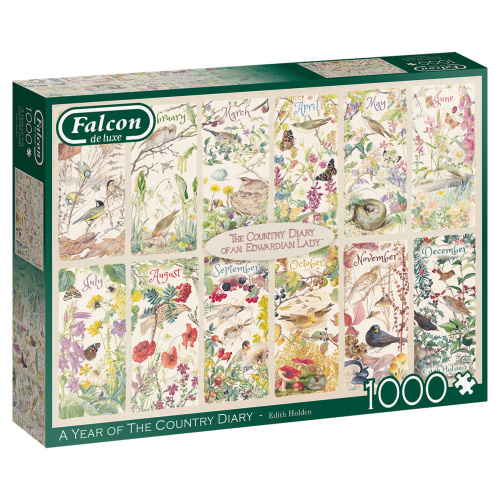 Jumbo 11305 Falcon - A Year of the Country Diary 1000 Teile Puzzle