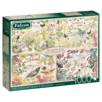 Jumbo 11307 Falcon - The Country Diary 4 Seasons 1000 Teile Puzzle