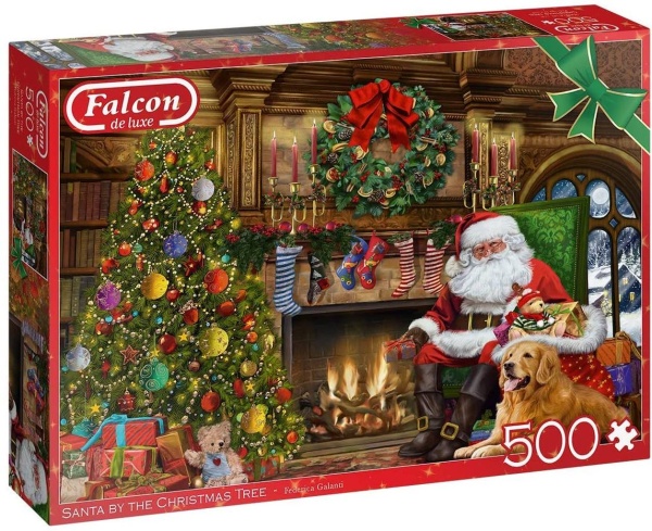 Jumbo 11311 Falcon - Santa by the Christmas Tree 500 Teile Puzzle