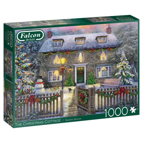 Jumbo 11313 Falcon - The Christmas Cottage 1000 Teile Puzzle
