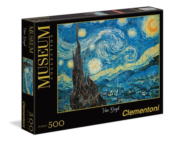 Clementoni 30314 Van Gogh Sternennacht 500 Teile Puzzle Museum Collection