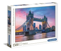 Clementoni 31816 Sonnenuntergang &uuml;ber der Tower Bridge 1500 Teile Puzzle High Quality Collection