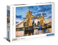 Clementoni 32563 Tower Bridge in der D&auml;mmerung 2000 Teile Puzzle High Quality Collection