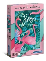 Clementoni 35067 Flamingos 500 Teile Puzzle Fantastic Animals