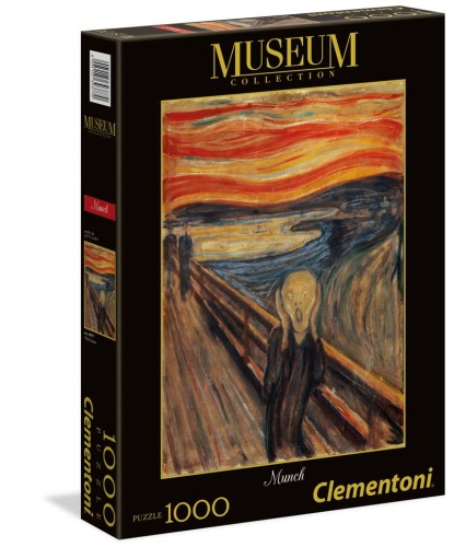 Clementoni 39377 Munch: Der Schrei 1000 Teile Puzzle Museum Collection