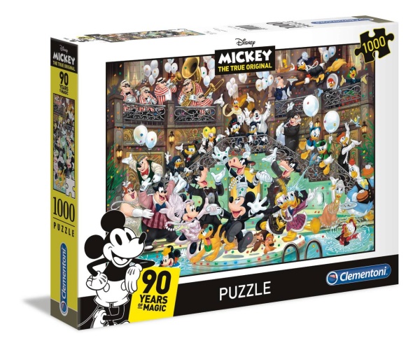 Clementoni 39472 Disney Gala Mickey 90° Celebration 1000 Teile Puzzle High Quality Collection