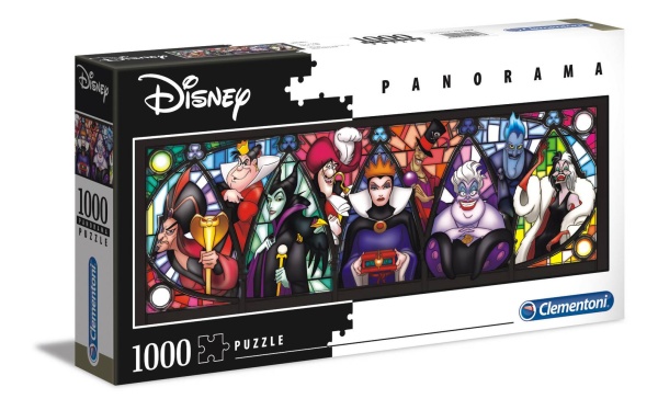 Clementoni 39516 Disney Villains 1000 Teile Puzzle Panorama