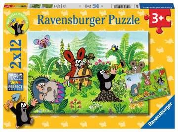 Ravensburger 05090 Der Maulwurf Gartenparty mit Freunden 2x12 Teile Puzzle