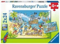 Ravensburger 05089 Die Abenteuerinsel 2x24 Teile Puzzle