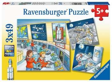 Ravensburger 05088 Auf Weltraummission mit Tom und Mia 3x49 Teile Puzzle