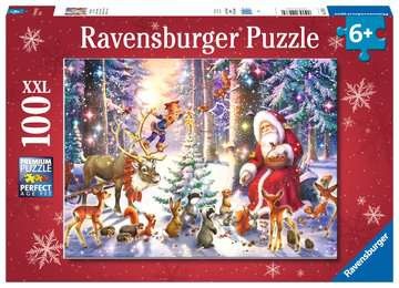 Ravensburger 12937 Waldweihnacht 100 XXL Teile Puzzle