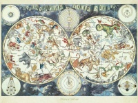 Ravensburger 16003 Weltkarte mit fantastischen Tierwesen...
