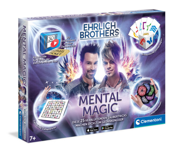 Clementoni 59182 Ehrlich Brothers Mental Magic Zauberkasten