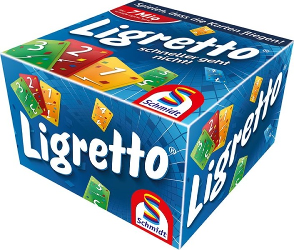 Schmidt 1101 Ligretto, blau Familienkartenspiel