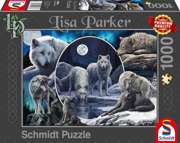 Schmidt 59666 Prächtige Wölfe Lisa Parker 1000 Teile Puzzle