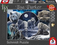 Schmidt 59666 Pr&auml;chtige W&ouml;lfe Lisa Parker 1000 Teile Puzzle