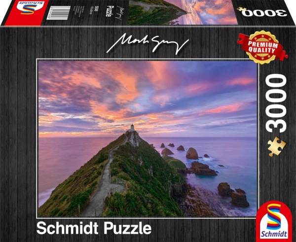 Schmidt 59348 Nugget Point Lighthouse,The Catlins Mark Gray 3000 Teile Puzzle