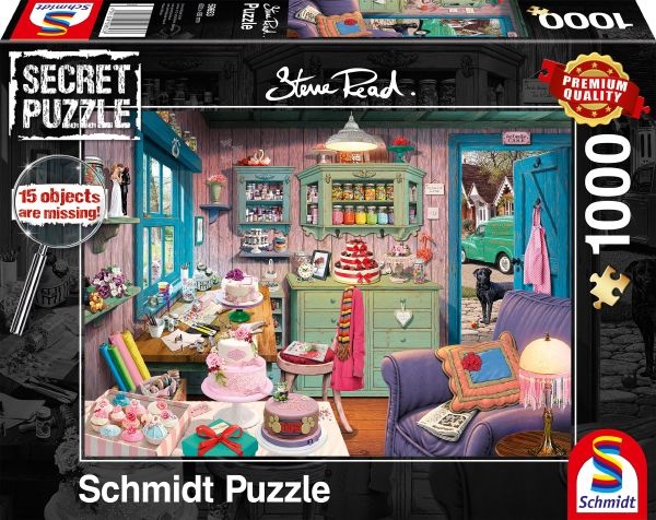 Schmidt Spiele 59653 Großmutters Stube Secret 1000 Teile Puzzle