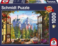Schmidt 58386 Blick aufs M&auml;rchenschloss 1000 Teile Puzzle