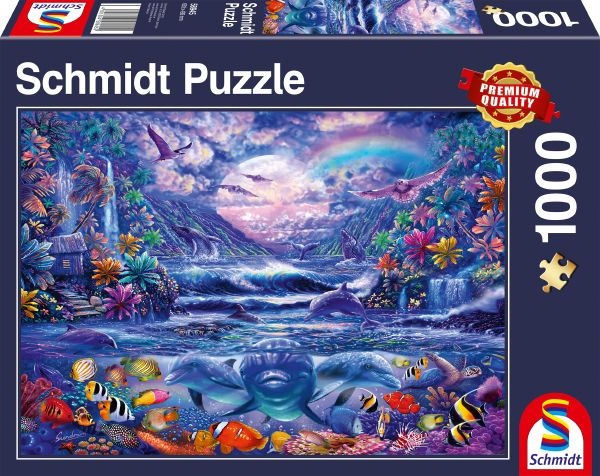 Schmidt Spiele 58945 Mondschein-Oase Standard 1000 Teile Puzzle 