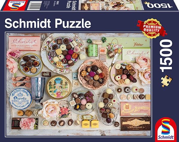 Schmidt Spiele 58940 Nostalgie-Schokoladen Standard 1500 Teile Puzzle